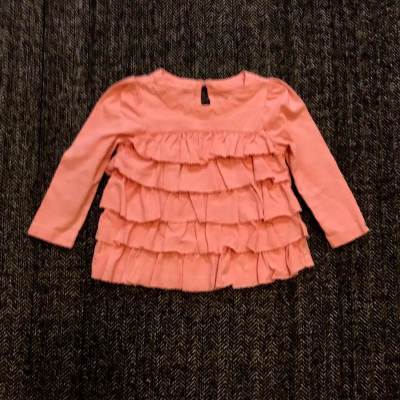 Gap frilly long sleeved T-shirts 12-18m